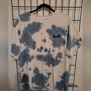 Welcome Inkblot Tie Dye T-Shirt Mist Bone